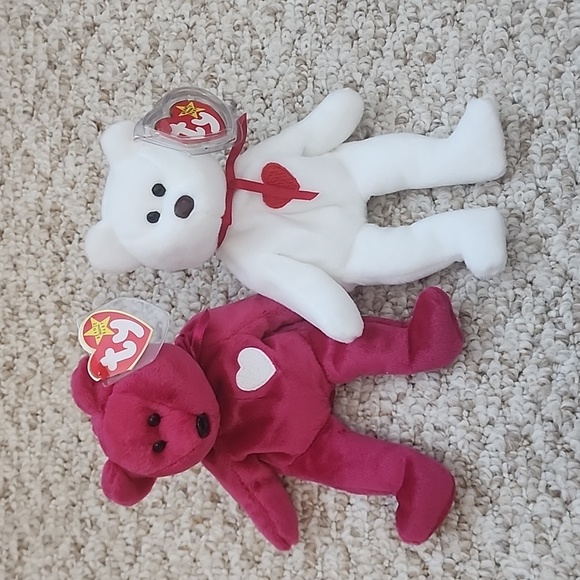 Valentino and Valentina Beanie Babies - Picture 1 of 10